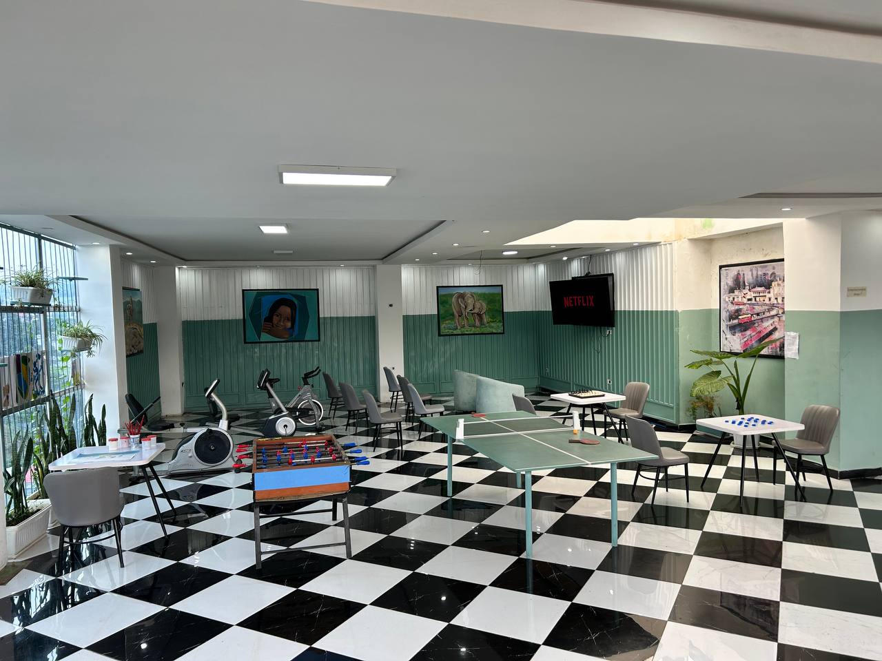 Entertainment and recreation area