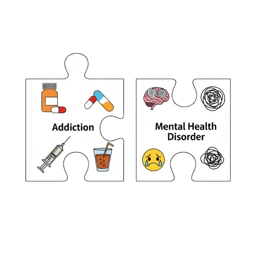 Illustration related to addiction
